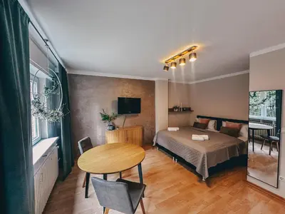 Ein Bett oder Betten in einem Zimmer der Unterkunft Sali Homes - SM0 charming Apartment short walk from city center of Bayreuth