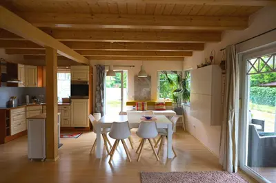 Küche/Küchenzeile in der Unterkunft Haus am See Ferienhaus 4