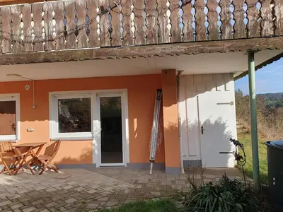 Das Gebäude in dem sich die Ferienwohnung befindet