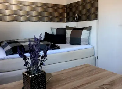 Ein Sitzbereich in der Unterkunft Apartments - Lehmanns Ferienwohnungen