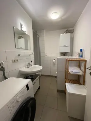 Ein Badezimmer in der Unterkunft City 2-Zimmer Apartment mit Balkon