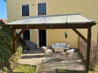Ein Garten an der Unterkunft Ferienwohnung Michaela