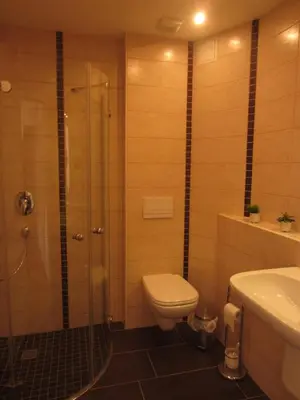 Ein Badezimmer in der Unterkunft Ferienwohnung Im Wiesenthal