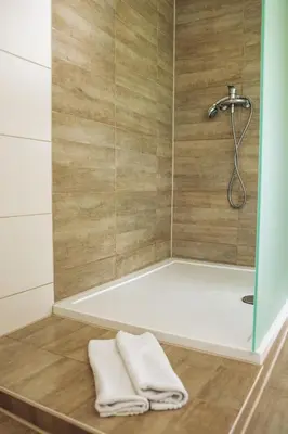 Ein Badezimmer in der Unterkunft Pension Apart