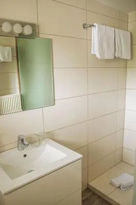 Ein Badezimmer in der Unterkunft Pension Apart