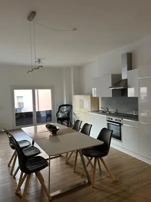 Küche/Küchenzeile in der Unterkunft Schöne Ferienwohnung im Zentrum