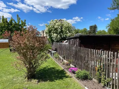 Ein Garten an der Unterkunft Ferienwohnungen Goldhahn