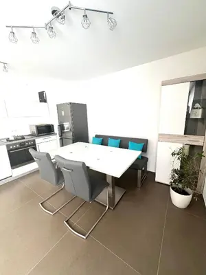 Küche/Küchenzeile in der Unterkunft Loft1 Bieberswöhr Nähe Bayreuth