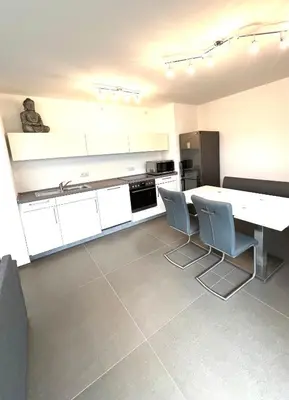 Küche/Küchenzeile in der Unterkunft Loft1 Bieberswöhr Nähe Bayreuth