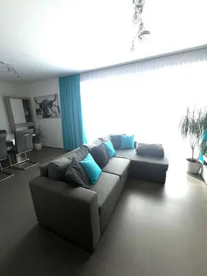 Ein Sitzbereich in der Unterkunft Loft1 Bieberswöhr Nähe Bayreuth
