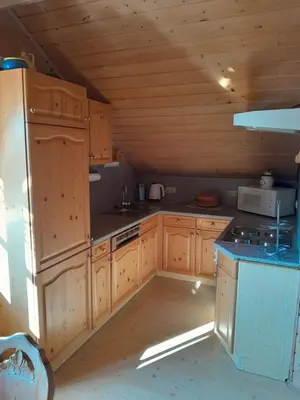 Küche/Küchenzeile in der Unterkunft Ferienwohnung Gruber