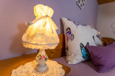 Ein Bett oder Betten in einem Zimmer der Unterkunft Ferienwohnung Spitzner