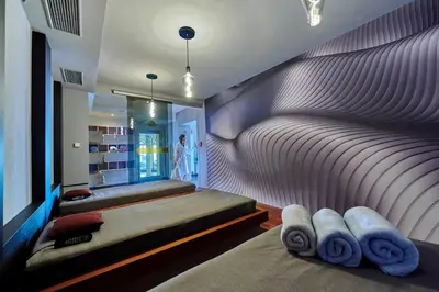 Ein Bett oder Betten in einem Zimmer der Unterkunft Der Birkenhof Spa & Genuss Resort