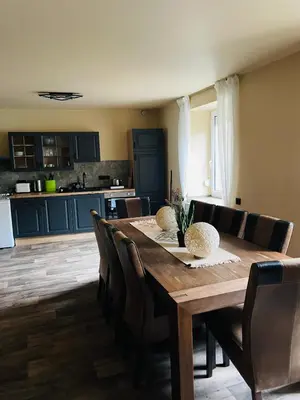 Küche/Küchenzeile in der Unterkunft Familien-Apartments Boulevard