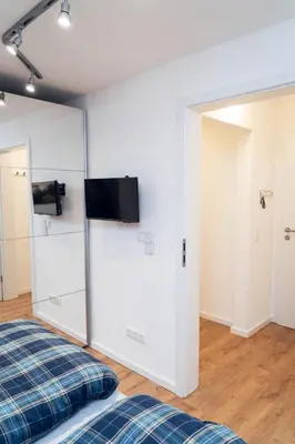 TV/Unterhaltungsangebot in der Unterkunft AMBERG APART - Apartment-Wohnung 3 - Wohnraum auf Zeit