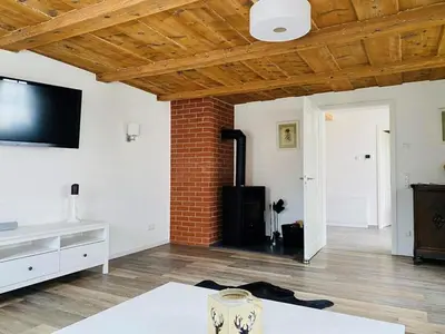 TV/Unterhaltungsangebot in der Unterkunft Ferienwohnung Kuhberg