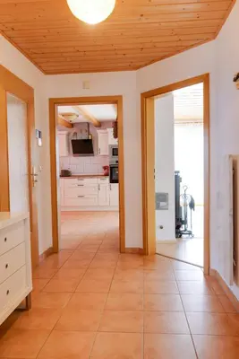 Küche/Küchenzeile in der Unterkunft Ferienhaus zur Thusstrasse