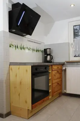 Küche/Küchenzeile in der Unterkunft Ferienwohnung Anderswo