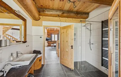 Grundriss der Unterkunft Blockhaus Chalet