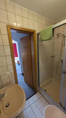 Ein Badezimmer in der Unterkunft Gasthof Postgarten