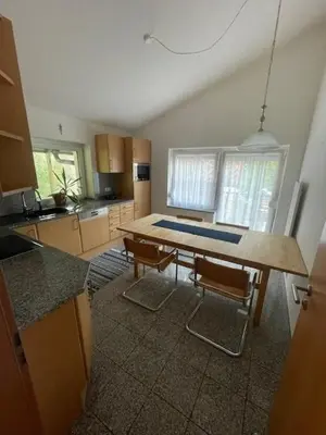 Küche/Küchenzeile in der Unterkunft Ferienwohnung in Marienthal am Regen