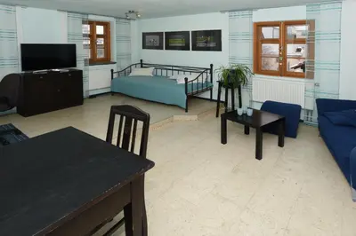 TV/Unterhaltungsangebot in der Unterkunft Ferienwohnung am Wasserschloss