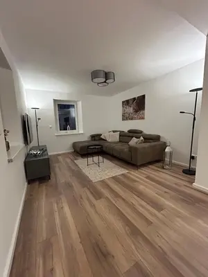 Ein Sitzbereich in der Unterkunft Mohla-Suite