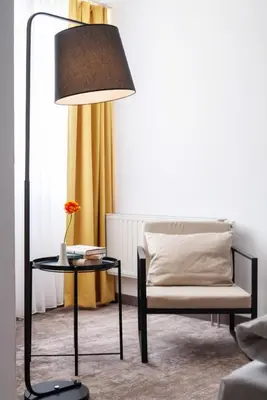 Ein Sitzbereich in der Unterkunft Hotel Jean-Paul