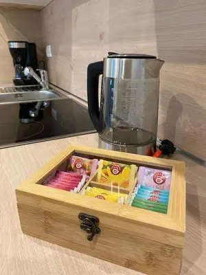 Küche/Küchenzeile in der Unterkunft Ferienwohnung direkt am Goldberg in Selb