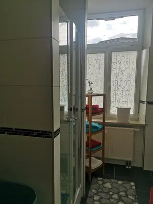 Ein Badezimmer in der Unterkunft FeWo Vermietung Plauen