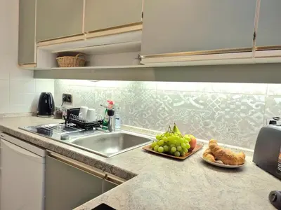 Küche/Küchenzeile in der Unterkunft Cozy Farmhouse mit Terasse - 5min zum Waldweg