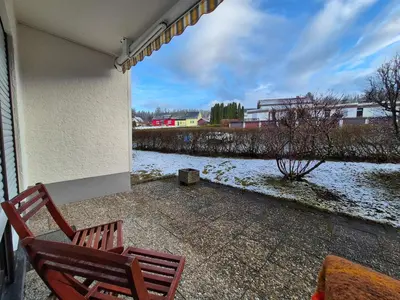 Blick auf einen Fluss in der Nähe der Ferienwohnung