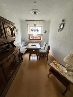 Ein Sitzbereich in der Unterkunft Ziegelhüttenblick -auch für Monteure geeignet