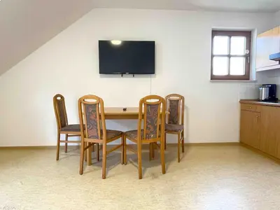 TV/Unterhaltungsangebot in der Unterkunft STA1067 Moderne Monteurwohnung mit Balkon