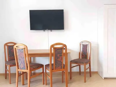 TV/Unterhaltungsangebot in der Unterkunft STA1043 gut geschnittene Monteurwohnung mit Balkon
