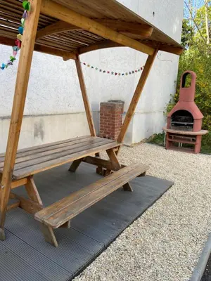 Grundriss der Unterkunft 2 Raum Ferienwohnung mit 2 Schlafzimmer