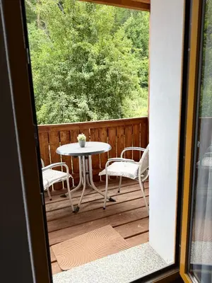 Ein Balkon oder eine Terrasse in der Unterkunft Sparta Hotel