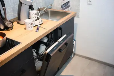 Küche/Küchenzeile in der Unterkunft Ochsenkopf-apartment