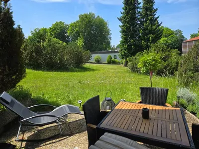 Ein Garten an der Unterkunft Ochsenkopf-apartment