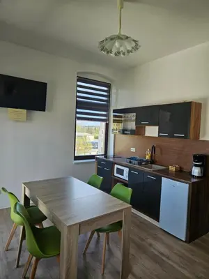 Küche/Küchenzeile in der Unterkunft Westend 3