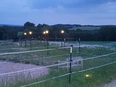 Naturlandschaft in der Nähe des Campingplatzes