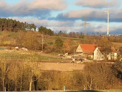 Naturlandschaft in der Nähe des Campingplatzes