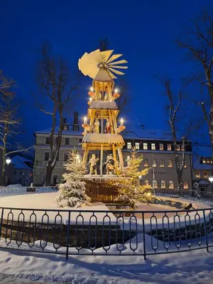 Gipfelblick im Winter