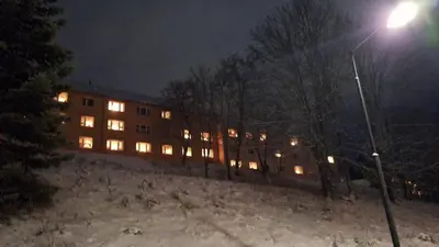Das Gebäude in dem sich die Ferienwohnung befindet