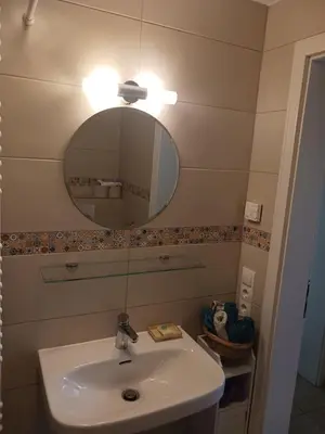 Ein Badezimmer in der Unterkunft Holiday Apartment with Garden View