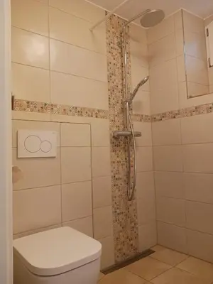 Ein Badezimmer in der Unterkunft Holiday Apartment with Garden View