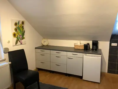 Küche/Küchenzeile in der Unterkunft Ferienwohnung in Furth im Wald