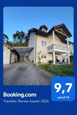 Das Gebäude in dem sich die Ferienwohnung befindet