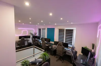 TV/Unterhaltungsangebot in der Unterkunft World of Esport