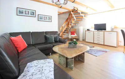 Ein Sitzbereich in der Unterkunft Gorgeous Home In Waldthurn With Wifi